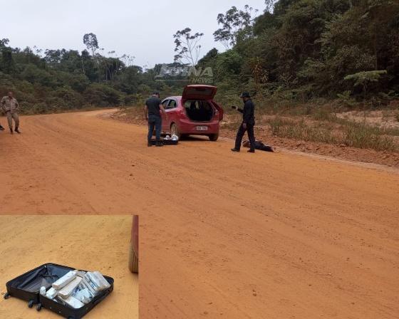 Após a abordagem policial na BR 174, próximo de Juína