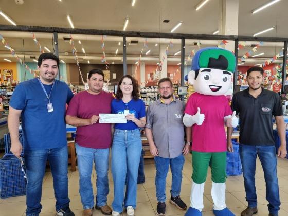 Entrega oficial na manhã de hoje no Pasqualotto Supermercados