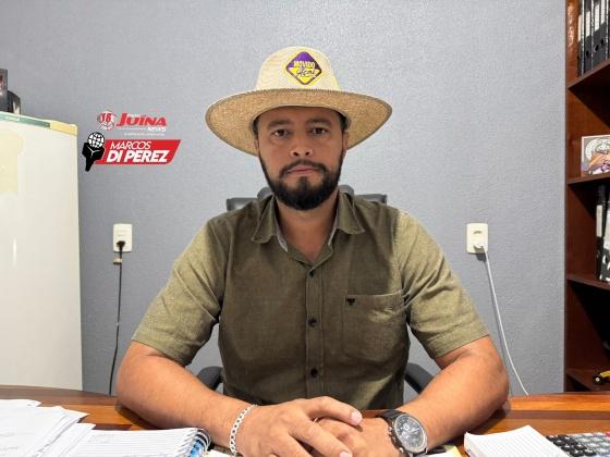 Secretário da Sinfra Jônatas Plínio em entrevista ao Juína News