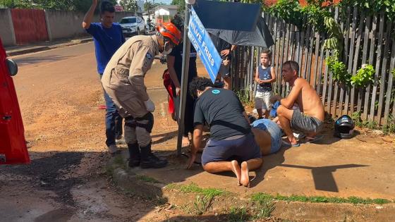 Vítimas do acidente na tarde de hoje em Juína (foto: Aoo vivo noticias)